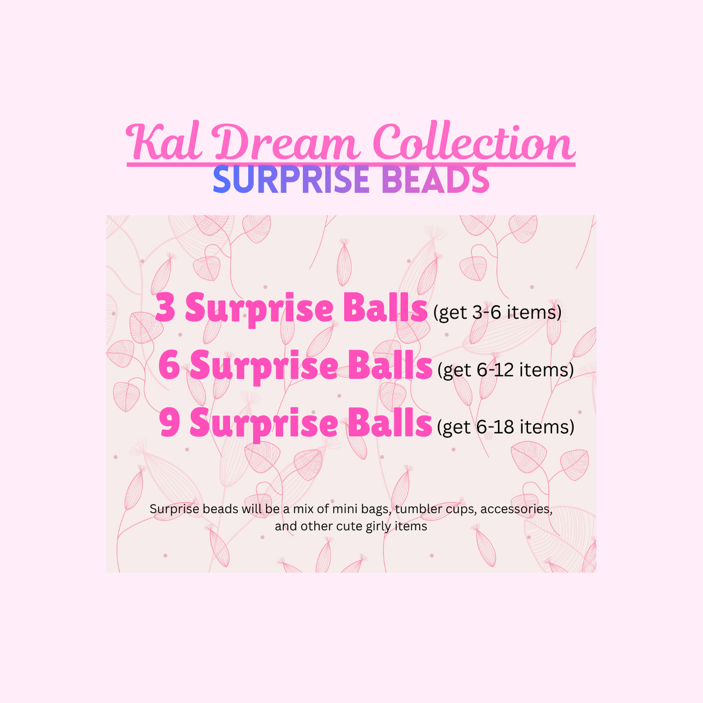 Kal Dream Collection Surprise Beads