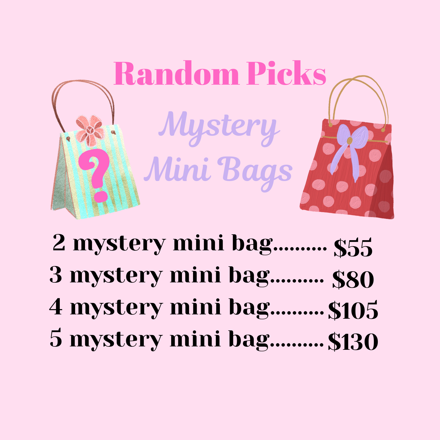 Mystery Mini Bags